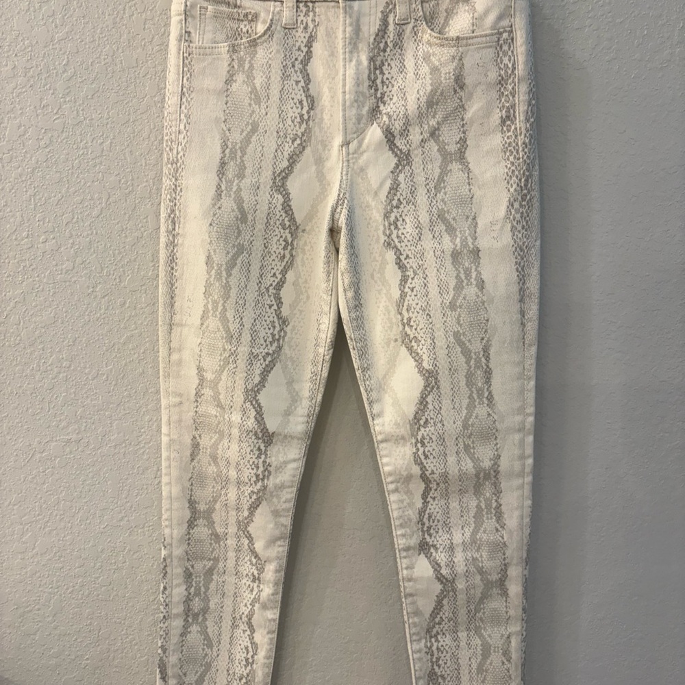 Joes Jeans Snake Print Skinny Jeans NWT